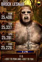 SuperCard BrockLesnar S4 20 Goliath Halloween