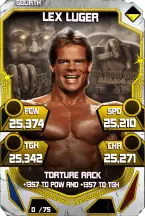 SuperCard LexLuger S4 20 Goliath Throwback