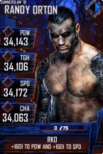 SuperCard RandyOrton S4 21 SummerSlam18 Halloween