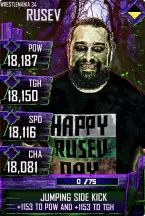 SuperCard Rusev S4 19 WrestleMania34 Halloween