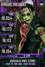 SuperCard ShinsukeNakamura S4 19 WrestleMania34 Halloween