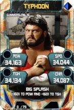 SuperCard Typhoon S4 21 SummerSlam18 Throwback