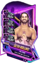 SuperCard SethRollins S5 23 Neon