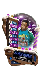 SuperCard XavierWoods S5 23 Neon Christmas