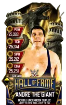 SuperCard AndreTheGiant S4 20 Goliath HallOfFame