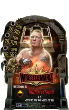 SuperCard BrockLesnar S5 25 WrestleMania35