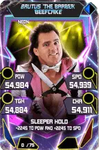 SuperCard BrutusBeefcake S5 23 Neon Throwback