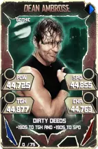 SuperCard DeanAmbrose S5 22 Gothic Throwback