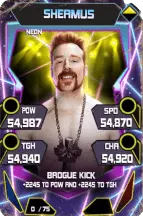 SuperCard Sheamus S5 23 Neon Throwback