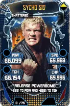 SuperCard SychoSid S5 24 Shattered Throwback