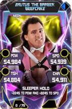 Super card brutus beefcake s5 23 neon throwback 16344 216