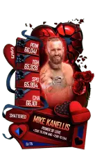 Super card mike kanellis s5 24 shattered valentine 16430 216