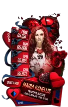 Super card maria kanellis s5 24 shattered valentine 16429 216