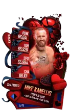 Super card mike kanellis s5 24 shattered valentine 16430 216