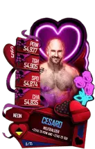 SuperCard Cesaro S5 23 Neon Valentine