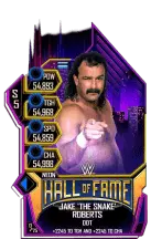 SuperCard JakeRoberts S5 23 Neon HallOfFame