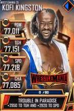 SuperCard KofiKingston S5 25 WrestleMania35 MITB