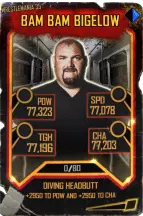 SuperCard BamBamBigelow S5 25 WrestleMania35 Throwback