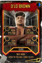 SuperCard DLoBrown S5 25 WrestleMania35 Throwback