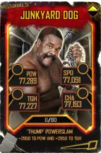 SuperCard JunkyardDog S5 25 WrestleMania35 Throwback