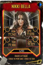 SuperCard NikkiBella S5 25 WrestleMania35 Throwback3