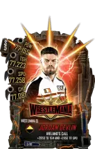 Super card jordan devlin s5 25 wrestle mania35 fusion 16630 216