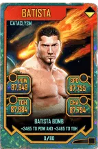 SuperCard Batista S5 26 Cataclysm Throwback