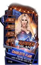 SuperCard CharlotteFlair S5 27 SummerSlam19