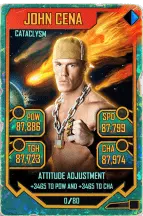 SuperCard JohnCena S5 26 Cataclysm Throwback