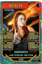 SuperCard Natalya S5 26 Cataclysm Throwback