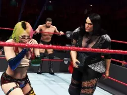 WWE2K20 MixedTag TheMiz Asuka NiaJax.2