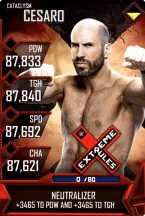 SuperCard Cesaro S5 26 Cataclysm MITB