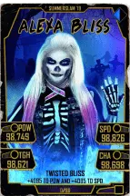 SuperCard AlexaBliss S5 27 SummerSlam19 Halloween