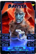 SuperCard Batista S5 27 SummerSlam19 Halloween