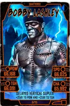 SuperCard BobbyLashley 24 Shattered Halloween