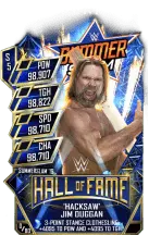 SuperCard HacksawJimDuggan S5 27 SummerSlam19 HallOfFame