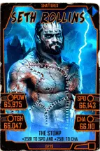 SuperCard SethRollins 24 Shattered Halloween