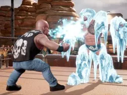 WWE2K Battlegrounds Austin Rock Ice Breath