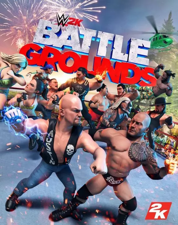 WWE2K Battlegrounds Cover Art