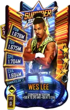 Super card wes lee s7 41 summer slam21 18149 216