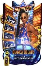 Super card bianca belair s7 41 summer slam21 18212 216