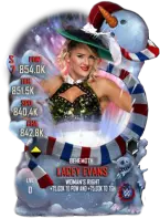 SuperCard Lacey Evans Xmas S7 37 Behemoth