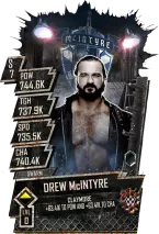 SuperCard Drew McIntyre Extreme S7 36 Swarm