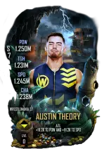 SuperCard Austin Theory Fusion S7 39 WrestleMania37