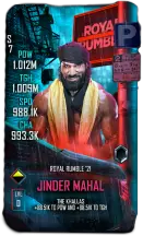 SuperCard Jinder Mahal Fusion S7 38 RoyalRumble21