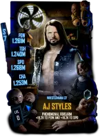 SuperCard AJ Styles Halloween S7 39 WrestleMania37