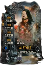 SuperCard AJ Styles S8 44 Valhalla