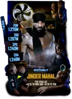SuperCard Jinder Mahal Halloween S7 39 WrestleMania37