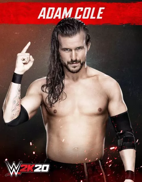 wwe2k20 artworks adam cole