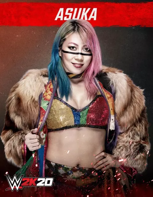 wwe2k20 artworks asuka